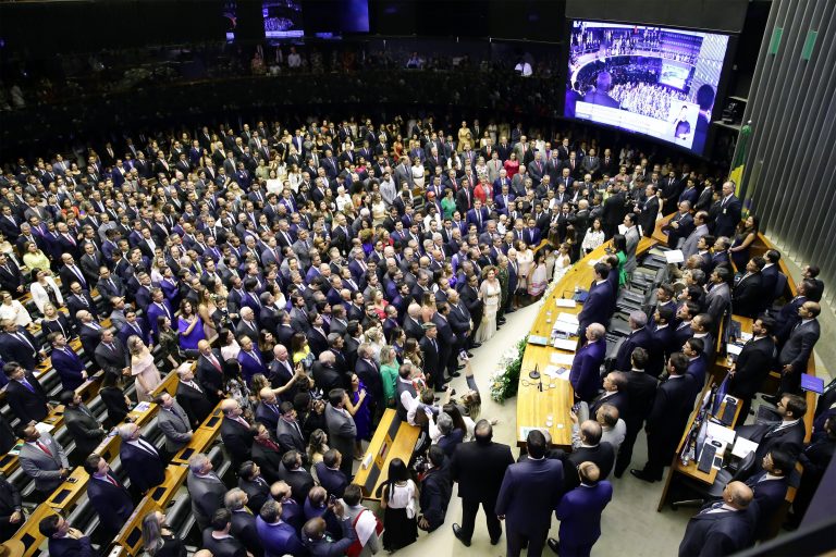 Cerimônia de posse dos Deputados Federais da 56º legislatura
