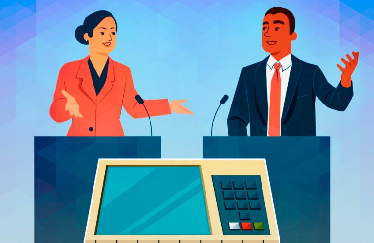 Eleições - ilustração - candidatos - candidaturas femininas - igualdade de gênero - Mulheres na Política