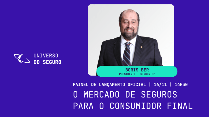 Universo do Seguro terá lançamento oficial no próximo dia 16 de novembro, a partir das 14h30min