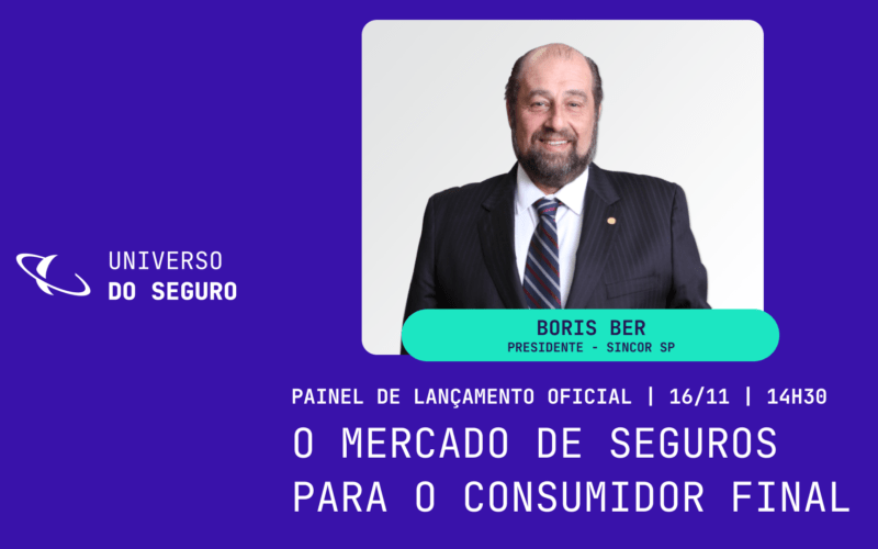 Universo do Seguro terá lançamento oficial no próximo dia 16 de novembro, a partir das 14h30min