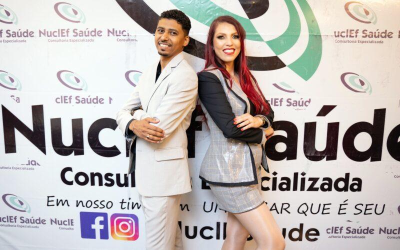Reginaldo Morais e Simone Ribeiro, sócios na NuclEf Saúde / Divulgação