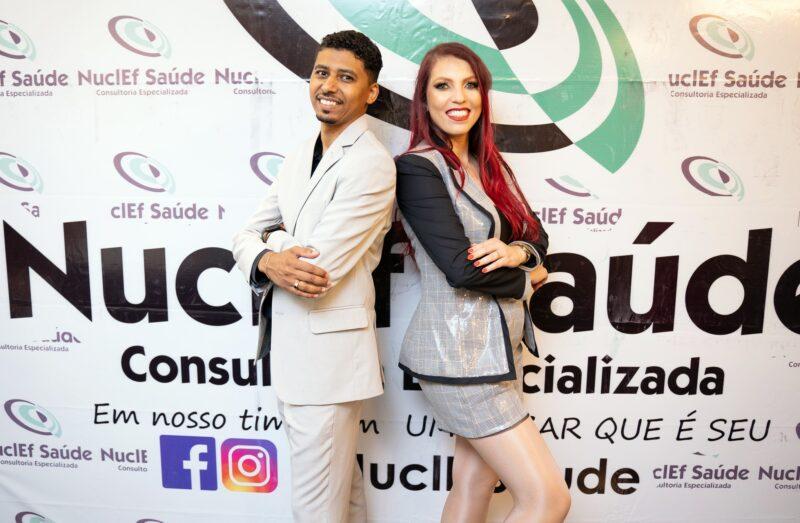 Reginaldo Morais e Simone Ribeiro, sócios na NuclEf Saúde / Divulgação