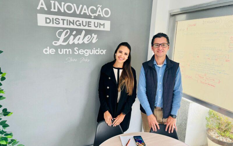 Kleber de Paula, fundador do Grupo FBN; Gabriela Carvalho, gestora de benefícios / Divulgação