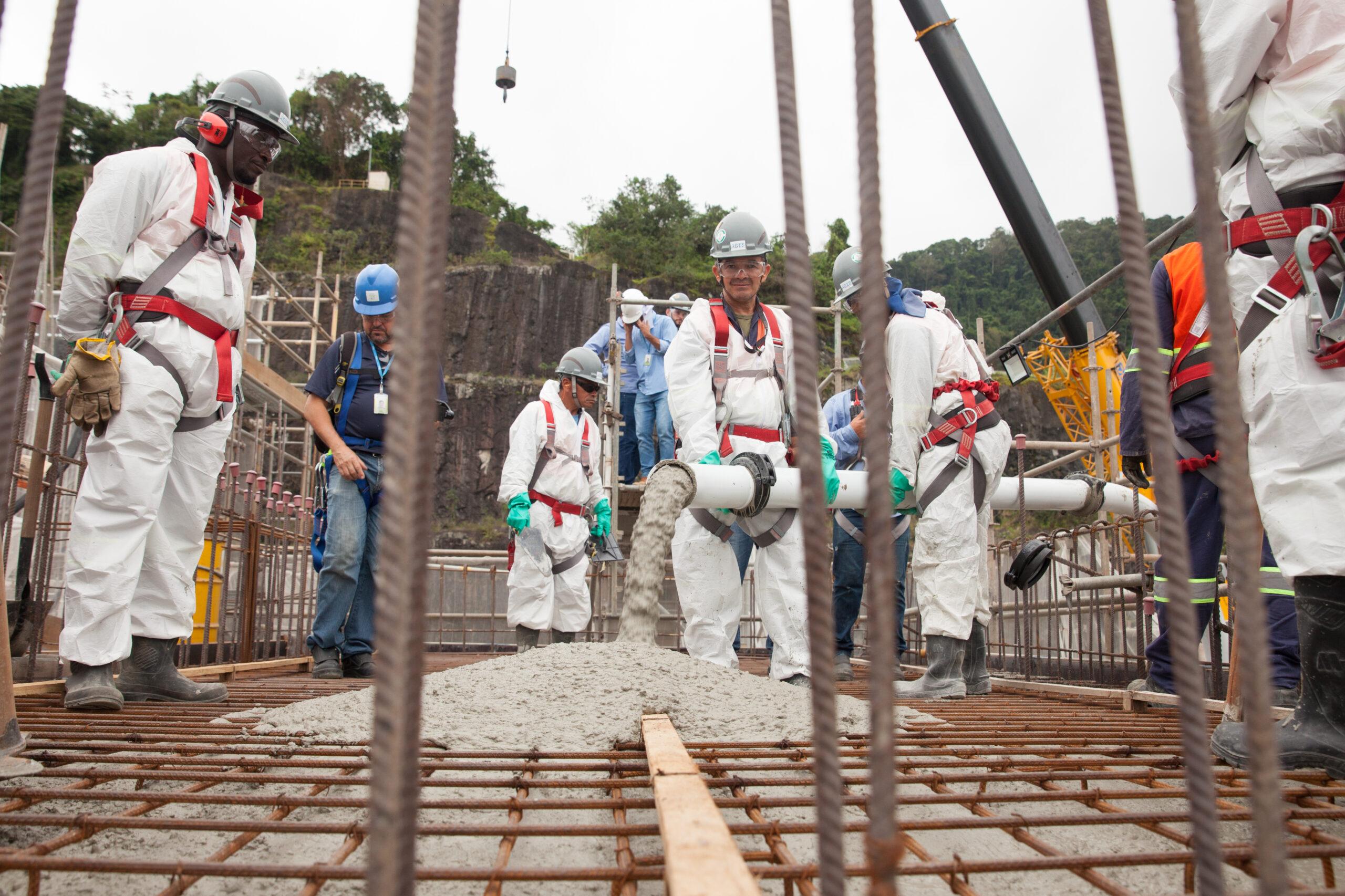 Reinício da concretagem marca retomada das obras de Angra 3 / Divulgação Eletronuclear