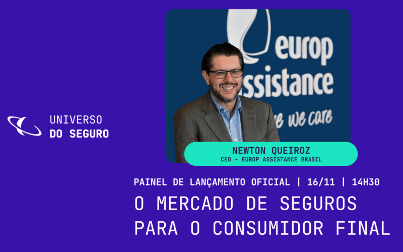 Newton Queiroz, CEO da Europ Assistance Brasil, prestigia lançamento do portal Universo do Seguro, nesta quarta, 14h30min / Divulgação