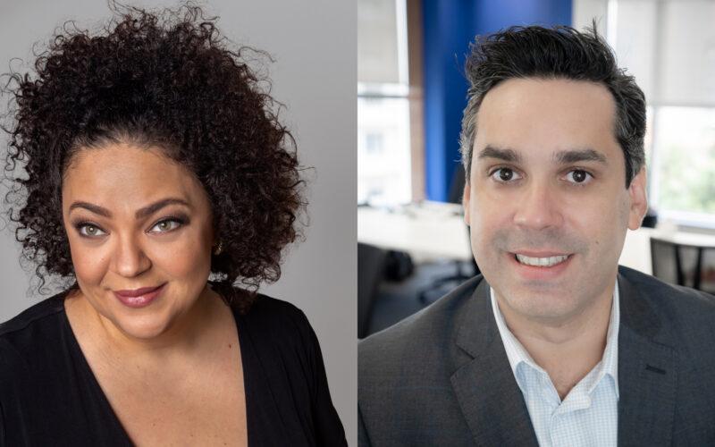 Denise Oliveira, CEO da fitinsur; e Bruno Porte, diretor de TI, Sinistros e Operações da Mitsui Sumitomo Seguros / Divulgação