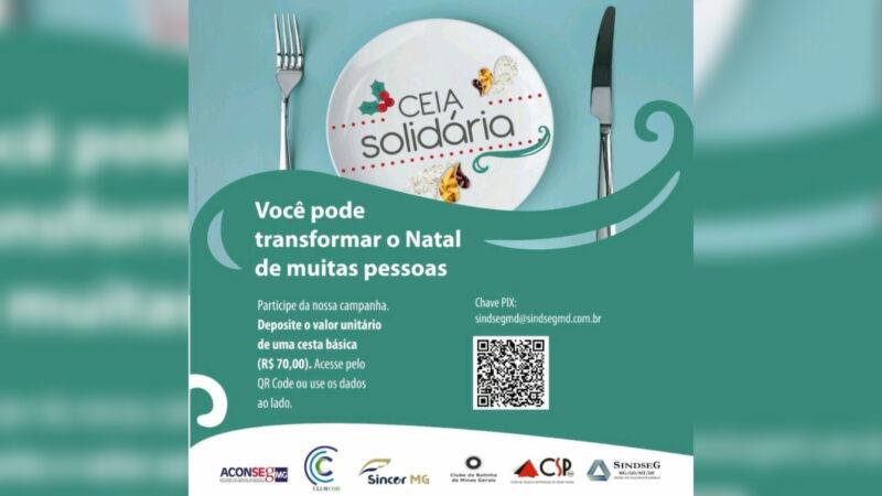 Natal: Mercado mineiro de seguros promove campanha 'Ceia Solidária' / Divulgação