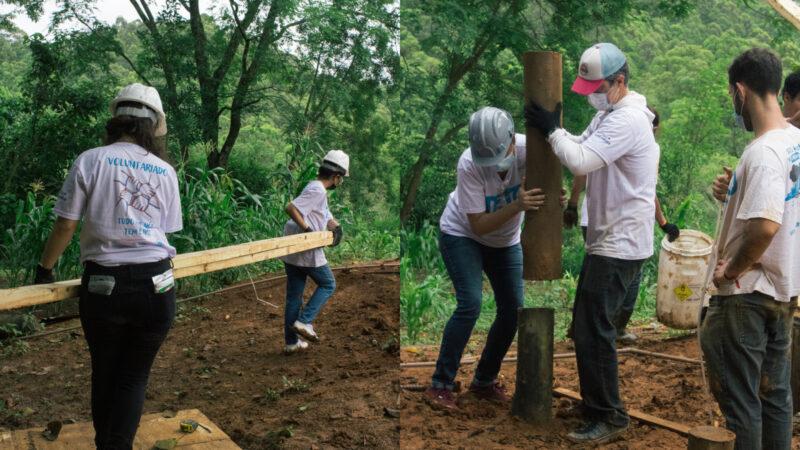 Instituto SulAmérica promove ação de voluntariado com a TETO Brasil para construção de duas moradias de emergência em São Paulo / Divulgação