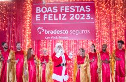 Grupo Bradesco Seguros enfeita estação Jardim Oceânico, na Barra da Tijuca, e traz diversas atrações para as festas de fim de ano / Divulgação