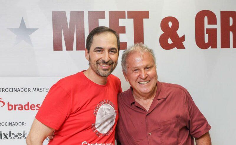 Alexandre Nogueira, Diretor de Marketing da Bradesco Seguros, e o ex-jogador Zico / Foto: Divulgação
