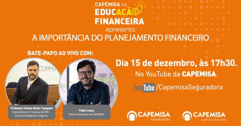 Educação Financeira: CAPEMISA Seguradora realiza ação para estimular a conscientização sobre a importância do planejamento / Divulgação