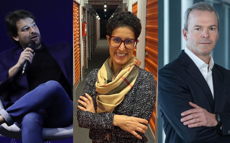 José Prado, CEO do Insurtech Brasil; Juliana Montez, responsável pelo patrocínio e operação do Insurtech Brasil; e Luciano Snel, CEO da Icatu Seguros / Divulgação