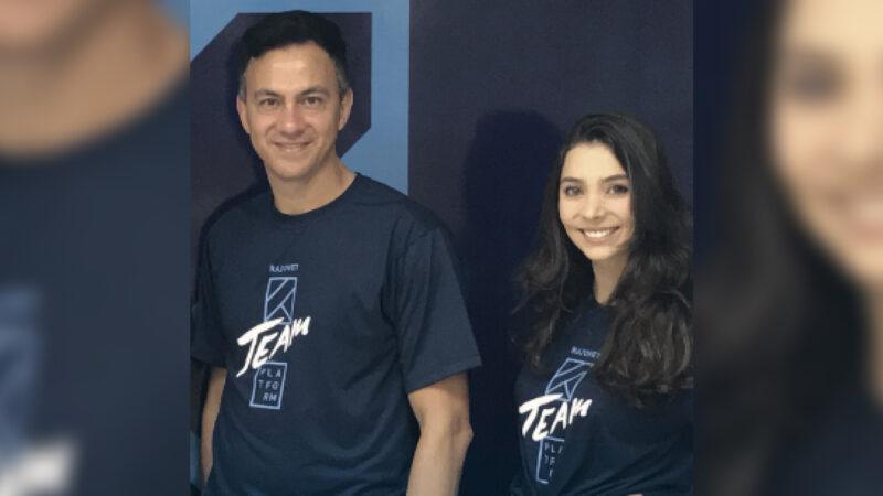 Valdenir Menegat e Luana Menegat, respectivamente sócio e CEO da Razonet Contabilidade Digital / Divulgação