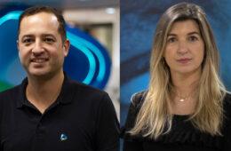 João Carlos Armesto, vice-presidente Comercial e Marketing da Tempo; e Renata Estender, diretora técnica da área de Gestão de Custos e Contratos da Tempo / Divulgação