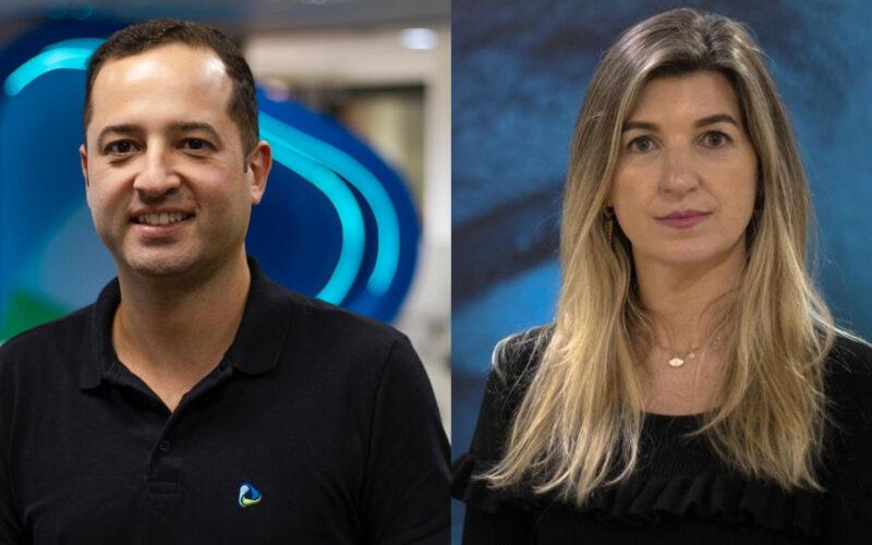 João Carlos Armesto, vice-presidente Comercial e Marketing da Tempo; e Renata Estender, diretora técnica da área de Gestão de Custos e Contratos da Tempo / Divulgação