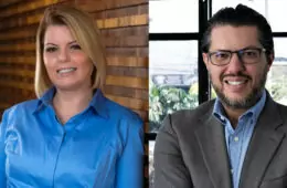 Fernanda Carvalho, diretora de tecnologia da Europ Assistance Brasil; e Newton Queiroz, CEO da Europ Assistance Brasil / Divulgação