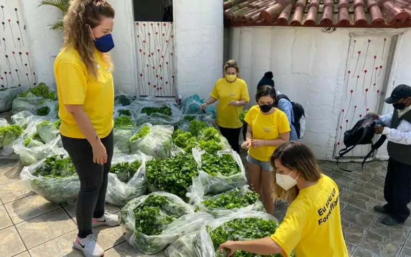 Com mais de 62 toneladas de alimentos doados, Fomeflix Solidária inicia o ano buscando novos parceiros / Foto: Divulgação