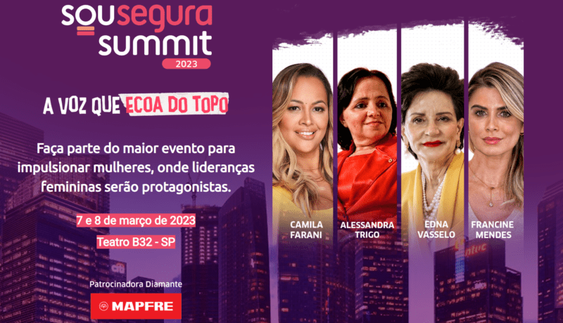 Sou Segura Summit terá 7 trilhas de conhecimento, nos dias 7 e 8 de março / Foto: Reprodução