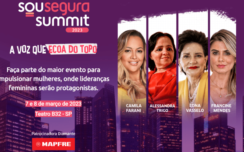 Sou Segura Summit terá 7 trilhas de conhecimento, nos dias 7 e 8 de março / Foto: Reprodução