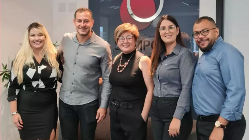 A equipe da filial Bauru da Sompo Seguros / Foto: Divulgação
