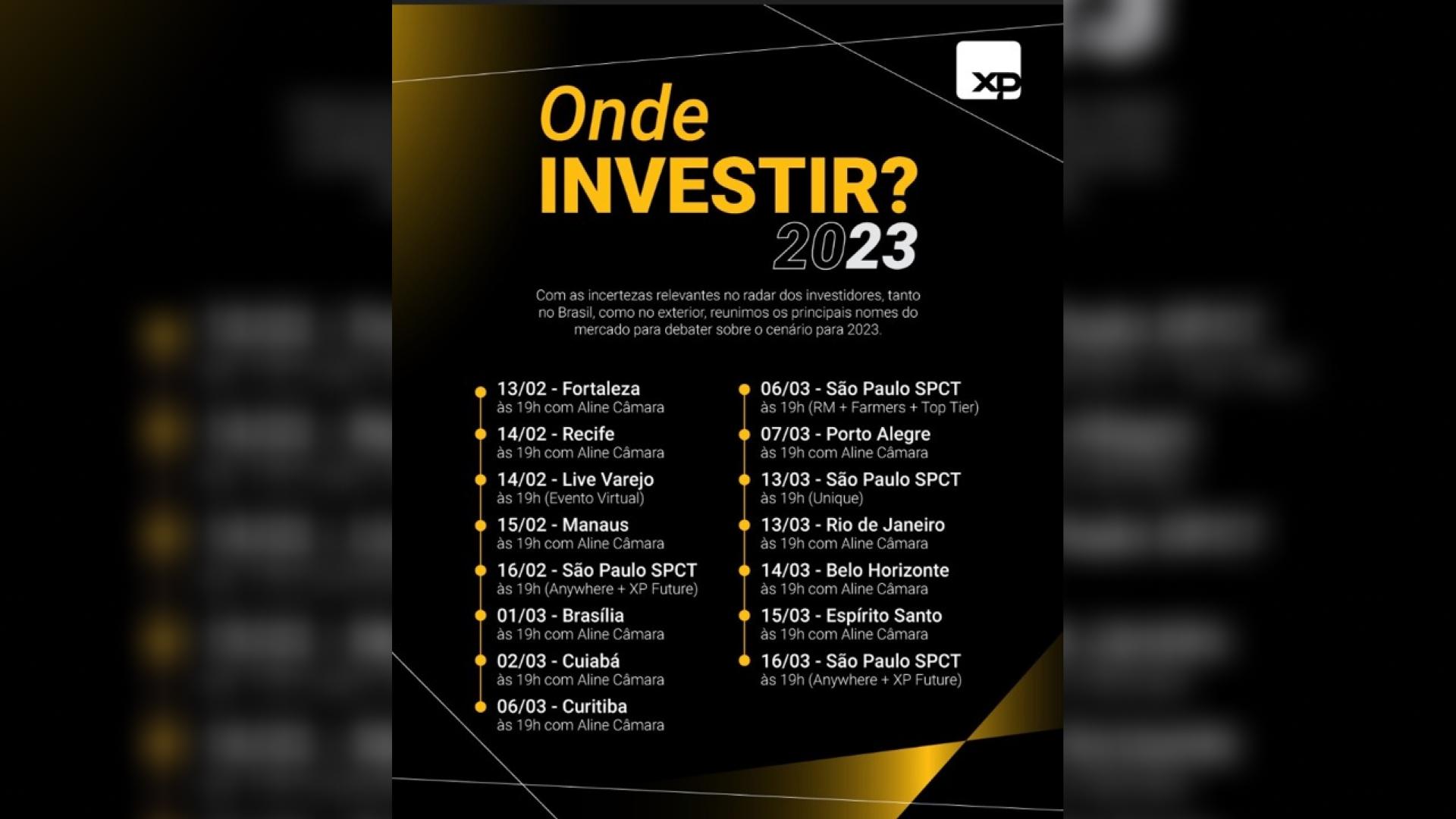 Onde Investir em 2023 - XP Investimentos