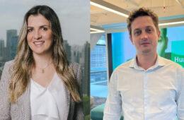 Patricia Siequeroli, diretora de Gestão e Planejamento Comercial da HDI Seguros; e André Truzzi, diretor de Novos Negócios e PMO da HDI Seguros / Divulgação