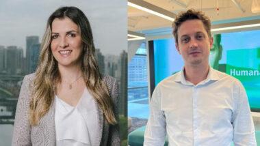 Patricia Siequeroli, diretora de Gestão e Planejamento Comercial da HDI Seguros; e André Truzzi, diretor de Novos Negócios e PMO da HDI Seguros / Divulgação