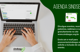 SindsegSC conta com agenda de eventos em portal de informações / Foto: Divulgação