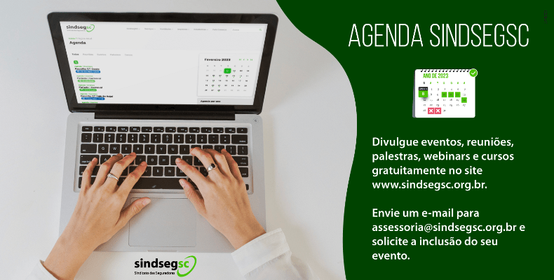 SindsegSC conta com agenda de eventos em portal de informações / Foto: Divulgação