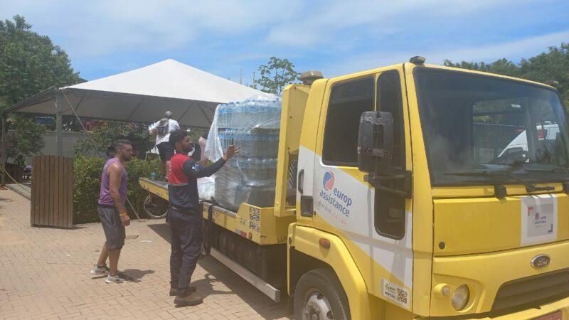 Europ Assistance entrega oito toneladas de doações aos desabrigados no litoral norte de SP / Foto: Divulgação