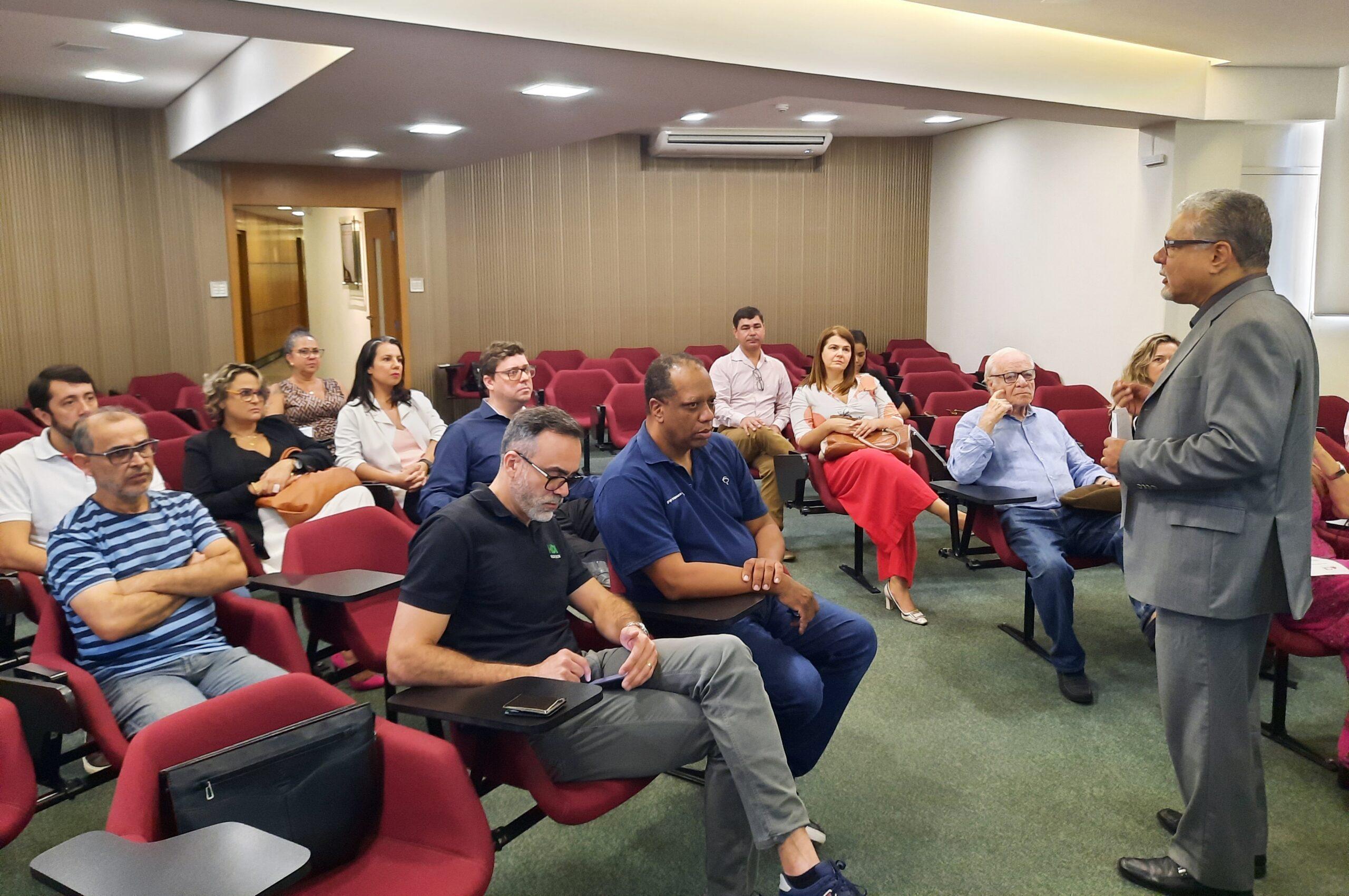 João Paulo Moreira de Mello, presidente do CSP-MG, apresentou o relatório de atividades contendo as principais ações realizadas em 2022 / Foto: Divulgação