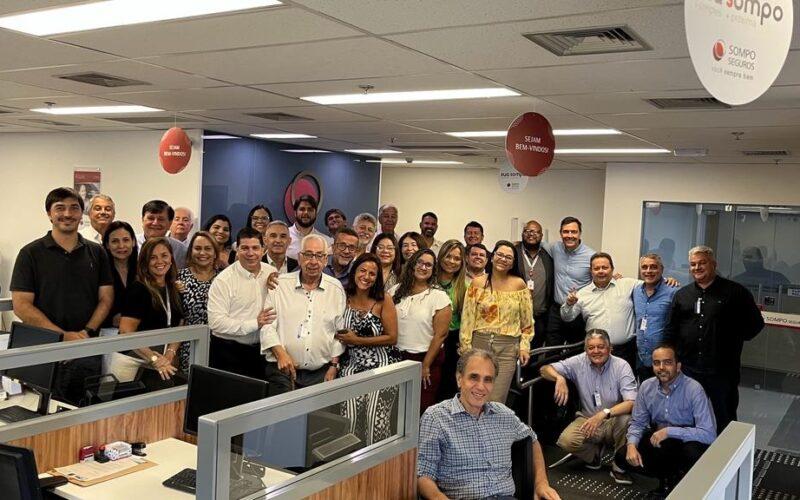 Representantes da Sompo Seguros e Assessorias de Seguros do RJ durante encontro / Divulgação