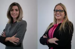 Karine Nogueira, Diretora de Serviços; e Renata Coutinho, diretora de Previdência da Sinqia / Foto: Divulgação