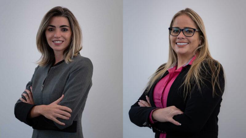 Karine Nogueira, Diretora de Serviços; e Renata Coutinho, diretora de Previdência da Sinqia / Foto: Divulgação