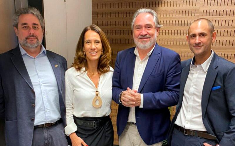 Andoni Hernandez, Claudia Machado, Carlos Delgado e Mark Ramsook / Foto: Divulgação