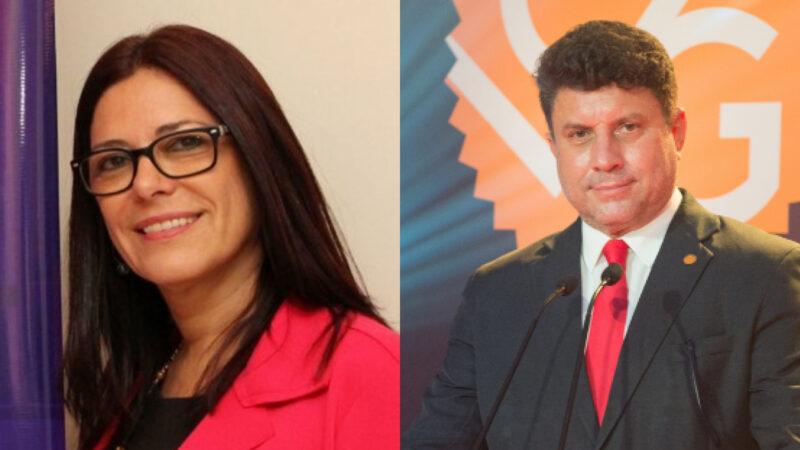 Sonia Marra, diretora de Ensino do CVG-RJ; e Octávio Perissé, presidente da entidade / Foto: Reprodução