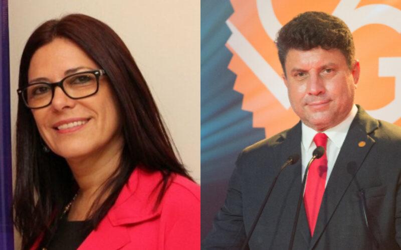 Sonia Marra, diretora de Ensino do CVG-RJ; e Octávio Perissé, presidente da entidade / Foto: Reprodução