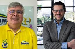 Enilson Sales, presidente da Fenauto; e Newton Queiroz, CEO da Europ Assistance Brasil / Foto: Divulgação