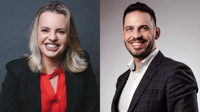 Tatiana Cerezer, Diretora de Comunicação e Marketing; e Raphael Bauer, diretor geral comercial da MAPFRE / Divulgação
