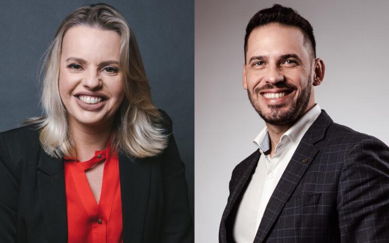 Tatiana Cerezer, Diretora de Comunicação e Marketing; e Raphael Bauer, diretor geral comercial da MAPFRE / Divulgação