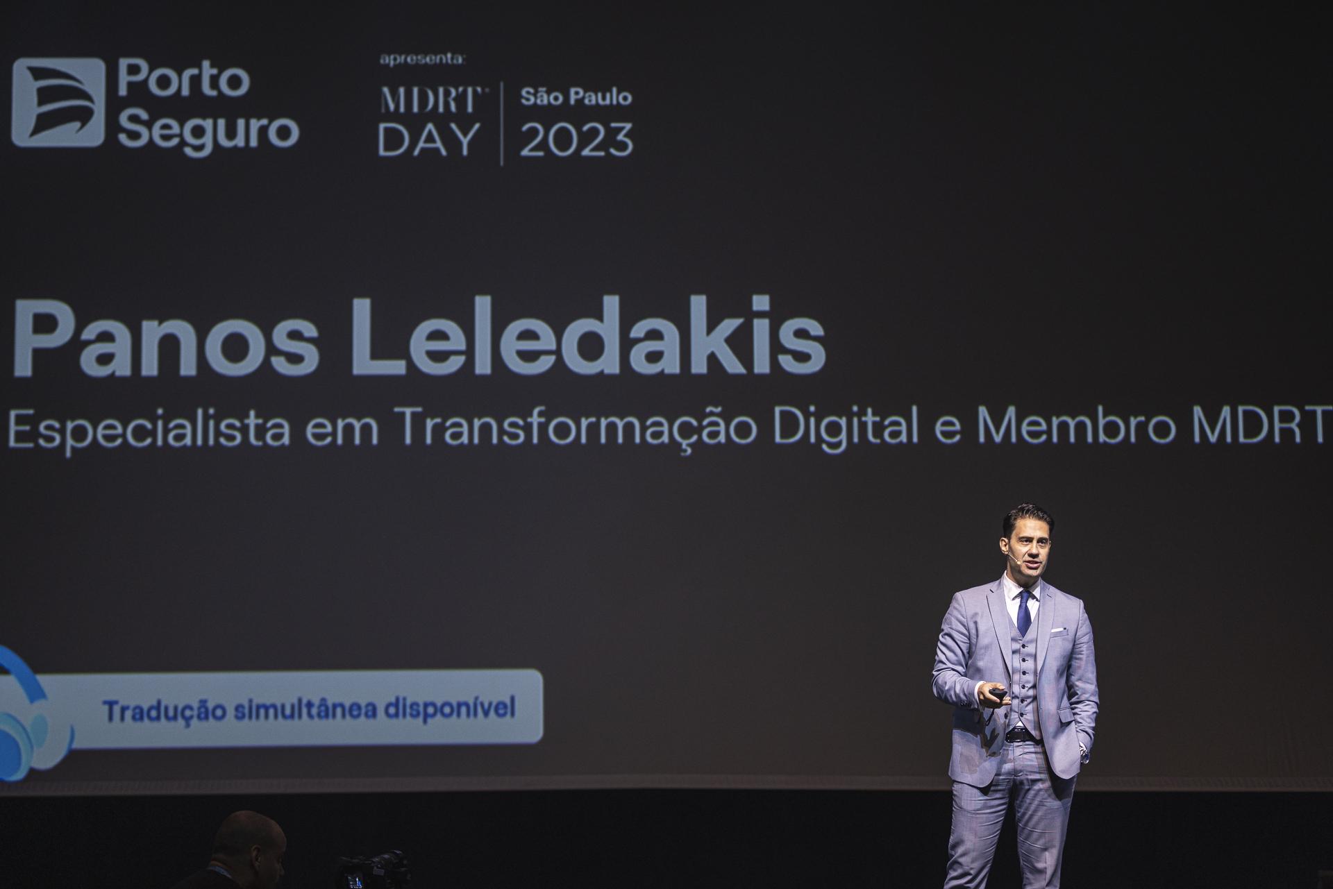 Panos Leledakis, membro MDRT e especialista em transformação digital / Foto: Leo Orestes / Divulgação