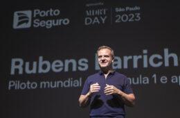 Rubens Barrichello durante o MDRT Day / Foto: Leo Orestes / Divulgação