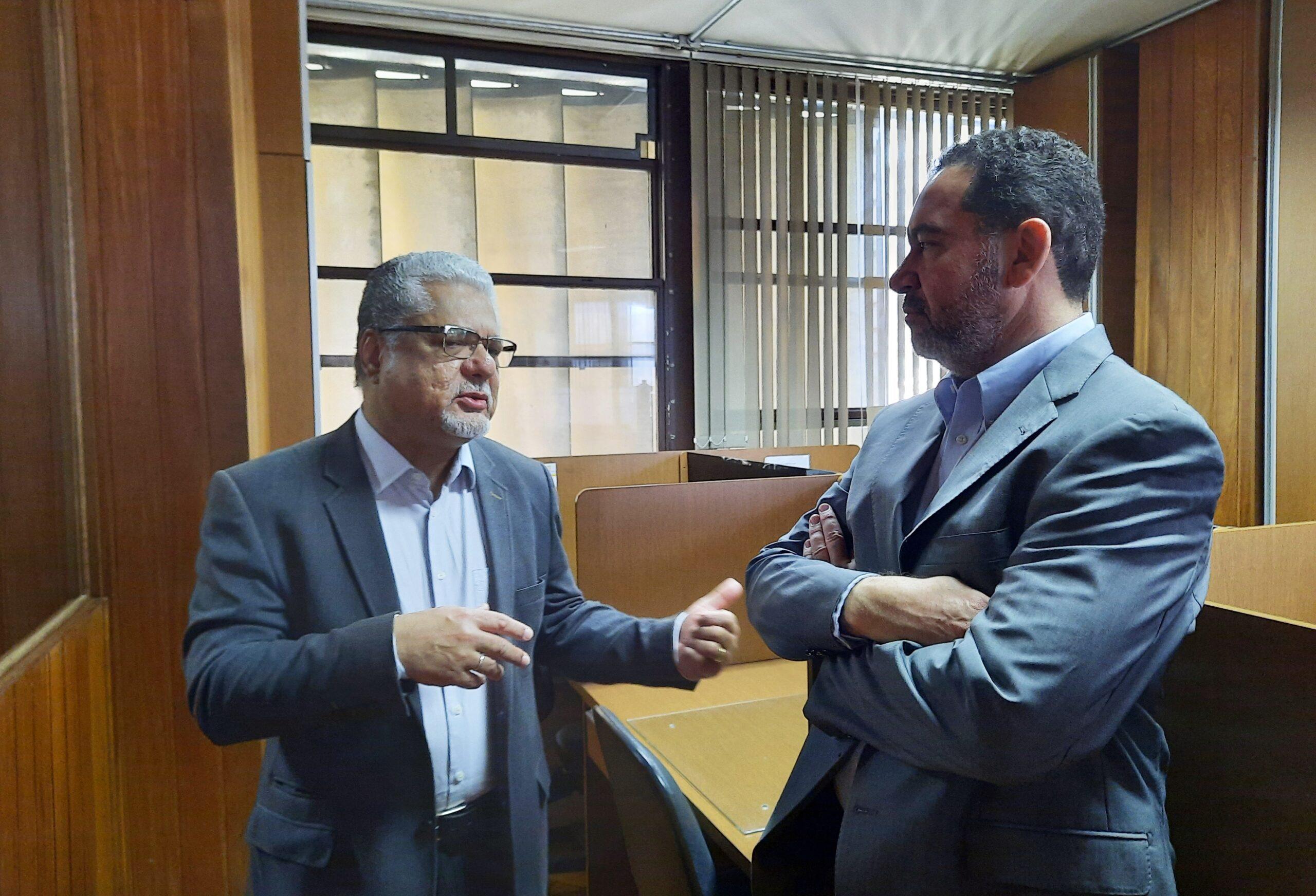 Dyogo Oliveira e João Paulo Mello conversaram sobre os projetos das instituições para ampliar a proteção securitária da população / Divulgação