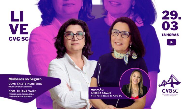 CVG SC realiza bate-papo online sobre mulheres no mercado de seguros catarinense / Divulgação