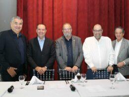 José Nagano, Alexandre Camillo, Álvaro Fonseca, Boris Ber e Luiz Ioels / Foto: Divulgação