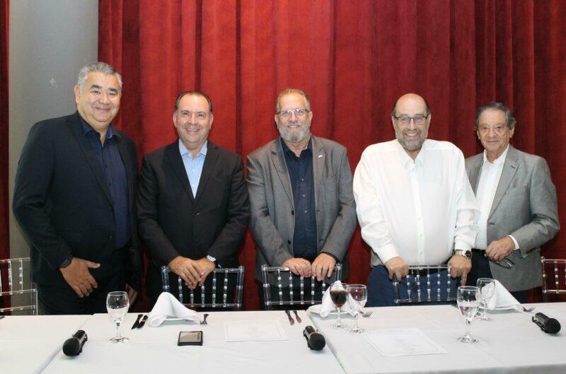José Nagano, Alexandre Camillo, Álvaro Fonseca, Boris Ber e Luiz Ioels / Foto: Divulgação