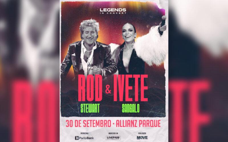 Ingressos para o show de Rod Stewart e Ivete Sangalo terão pré-venda exclusiva para clientes Porto Bank / Foto: Divulgação