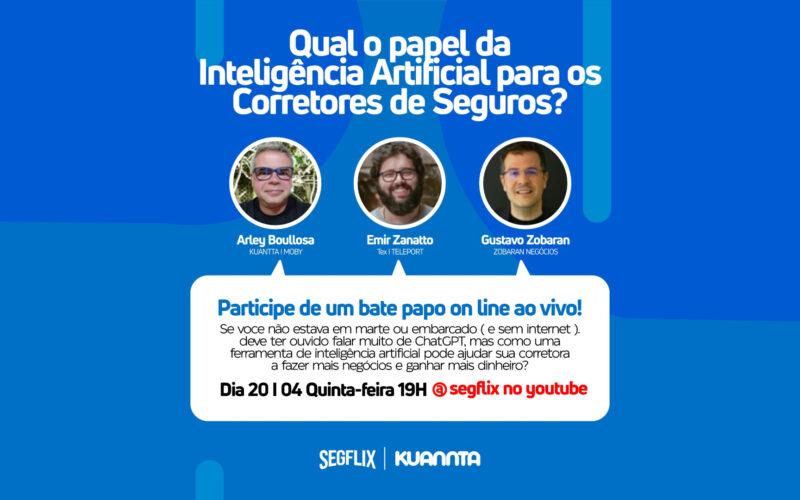 Live aborda o papel da Inteligência Artificial para os Corretores de Seguros / Divulgação