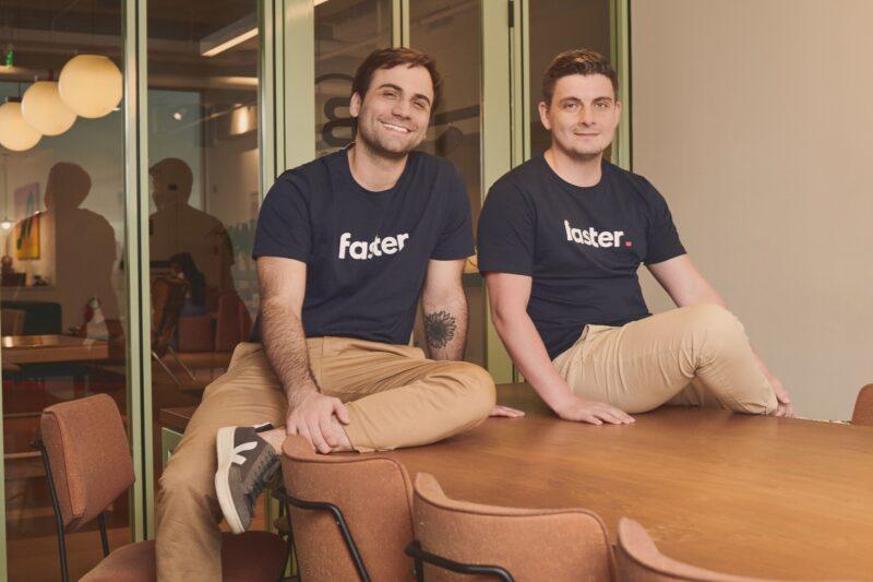 Daniel Dahia e Vitor Filipe, cofundadores da Faster / Foto: Luca Pucci / Divulgação