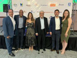 David Novloski (Sudaseg), Jean Pierre Clube (CBS), Janaina Serra (Sabemi), João Paulo Mello (CSP-MG Grupo BBT), Thiago Schmidt (Sabemi), Rita Graziano (EABR) / Foto: Divulgação